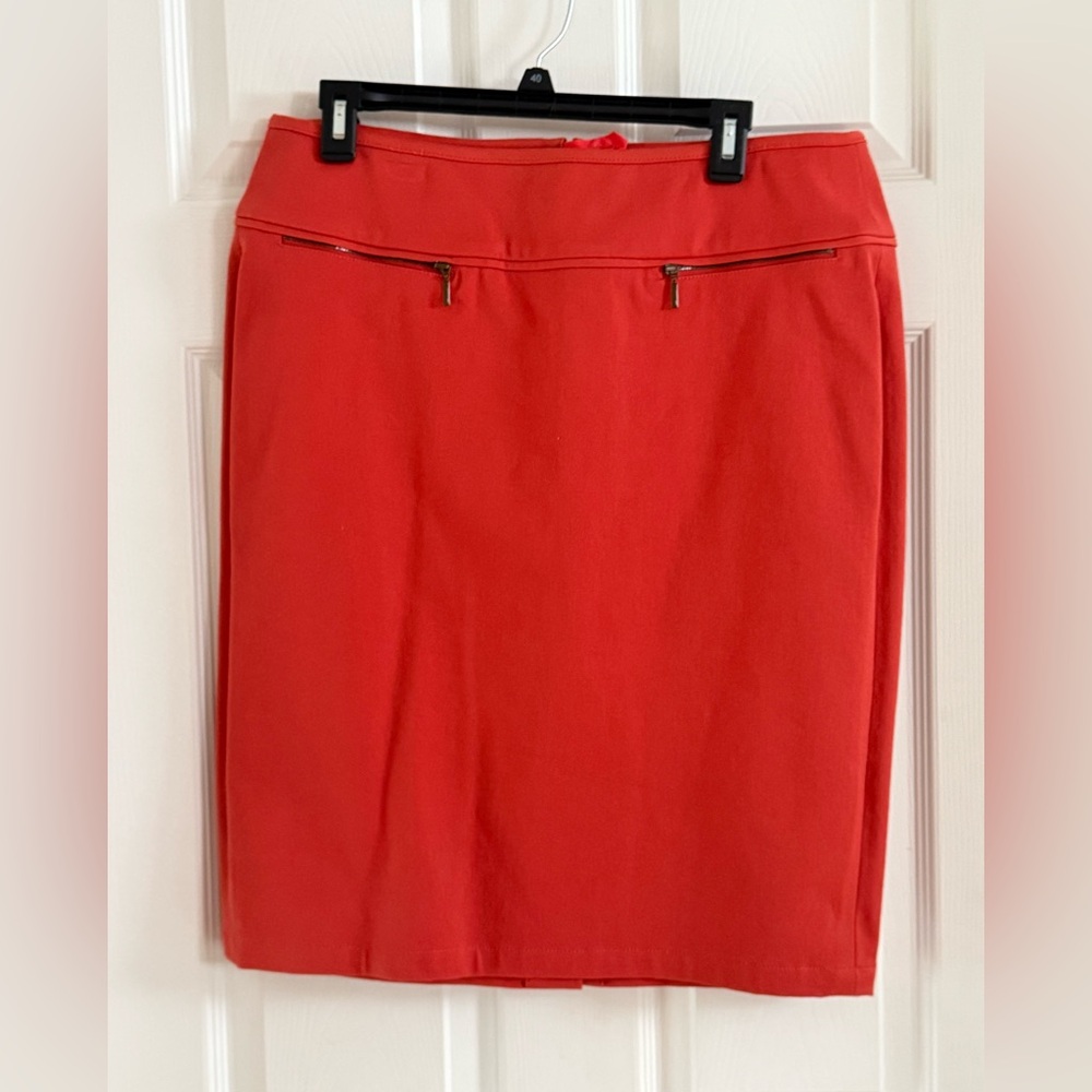 Doncaster Midi Skirt Zipper Detail Size 12
